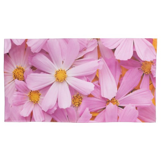 Housse D'oreillers Fleurs roses (devant)
