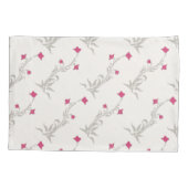 Housse D'oreillers Fleurs roses fortes (Dos)