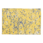 Housse D'oreillers Fleurs sauvages élégants modernes sur la moutarde  (Dos-gauche)