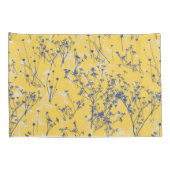 Housse D'oreillers Fleurs sauvages élégants modernes sur la moutarde  (Dos-Droit)