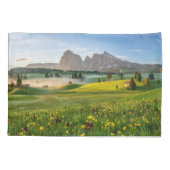Housse D'oreillers Fleurs | Spring Alpe di Siusi Langkofel (Dos)