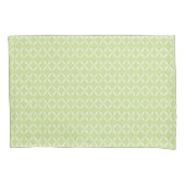 Housse D'oreillers Fleurs vertes et blanches Chic Moderne Tendance  (devant-gauche)