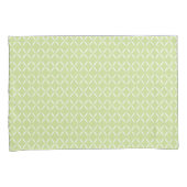 Housse D'oreillers Fleurs vertes et blanches Chic Moderne Tendance  (devant-Droit)