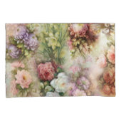 Housse D'oreillers Fleurs vintages (devant-Droit)