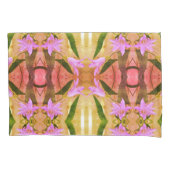 Housse D'oreillers Fleurs violettes délicates Motif d'art Abstrait (devant)