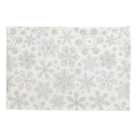 Housse D'oreillers Flocon de neige (Dos-gauche)
