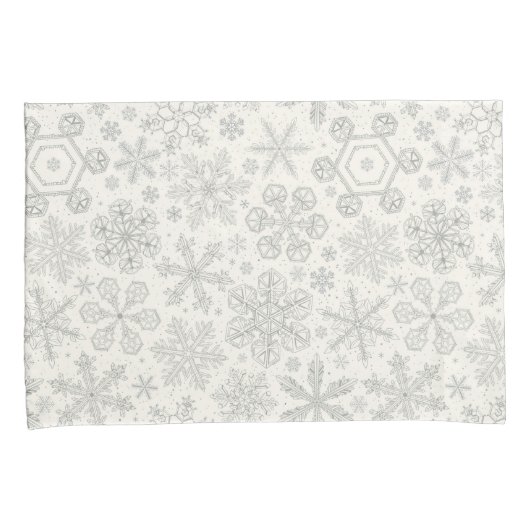 Housse D'oreillers Flocon de neige (devant-Droit)