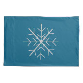 Housse D'oreillers Flocon de neige (Dos)