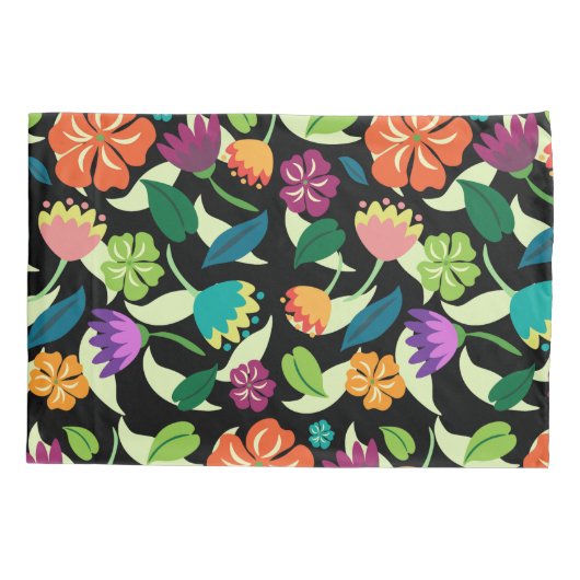 Housse D'oreillers Floral (Dos)