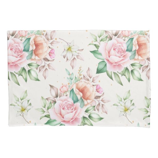 Housse D'oreillers Floral (devant-gauche)