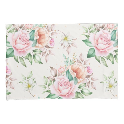 Housse D'oreillers Floral (devant-Droit)