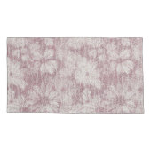 Housse D'oreillers Floral Daisy Velvety Dusty Rose (Dos-gauche)