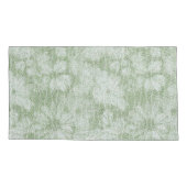 Housse D'oreillers Floral Daisy Velvety LIme Green (Dos-gauche)