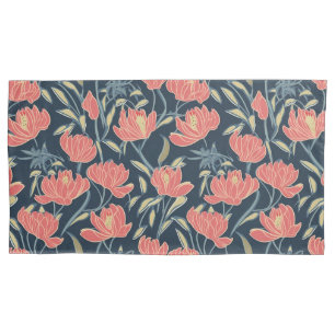 Housse D'oreillers Floral de Coral Breeze