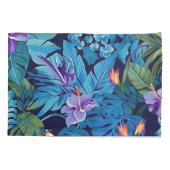 Housse D'oreillers 'Floral Dreams' - Design floral tropical (Dos-gauche)