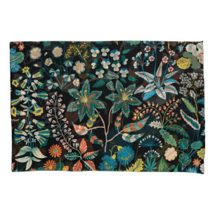 Housse D'oreillers Floral Lumineux : Botanique Aléatoire Sans Seamles
