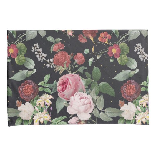 Housse D'oreillers Floral vintage (devant-Droit)