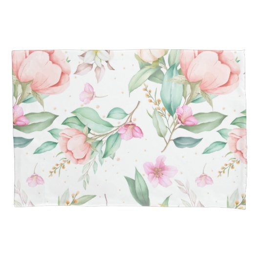 Housse D'oreillers Flore douce (devant-gauche)