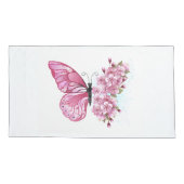 Housse D'oreillers Flower Butterfly (Dos-gauche)
