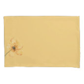Housse D'oreillers Flower paradis jaune paire coques (devant-gauche)