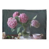 Housse D'oreillers Flowers | Hydrangeas in Vase (Dos)