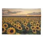 Housse D'oreillers Flowers | Sunflower Field (Dos)