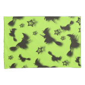 Housse D'oreillers Flying witch among stars at Halloween night 3D (devant-Droit)