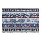 Housse D'oreillers Folk Embroidery Stripe Pattern (Dos)