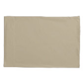 Housse D'oreillers Fond beige clair doux – Conception de mariage (Dos)