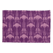 Housse D'oreillers Fond d'écran floral violet rose (Dos)