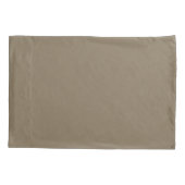 Housse D'oreillers Fond texturé marron calme et simple (Dos-gauche)