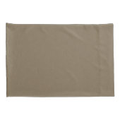 Housse D'oreillers Fond texturé marron calme et simple (Dos-Droit)