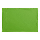 Housse D'oreillers Fond vert citron texturé calme et simple (Dos-gauche)