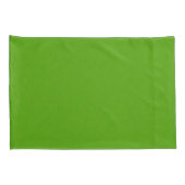 Housse D'oreillers Fond vert citron texturé calme et simple (Dos-Droit)