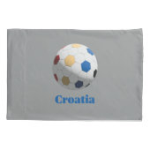 Housse D'oreillers Football croate (Dos)