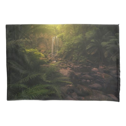 Housse D'oreillers Forêt | Cascade Sunlight Highlights (devant)
