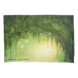Housse D'oreillers Forêt Rêveuse Enchantée & Lumières Rustique Person