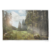 Housse D'oreillers Forêt | Sun Peeking Thru (devant)