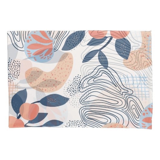 Housse D'oreillers Formes Abstraites nature Motif sans couture (devant)