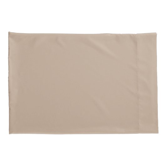 Housse D'oreillers Formes De Cerfs Blancs Sur Beige Avec Snowflakes & (Dos-Droit)
