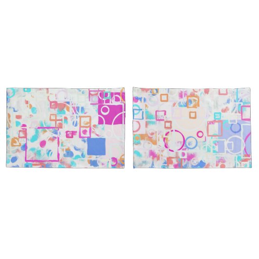 Housse D'oreillers Formes géométriques Abstraites (Dos-Set)