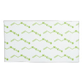 Housse D'oreillers Formule moléculaire de l'isothiocyanate de Wasabi  (Dos-Droit)