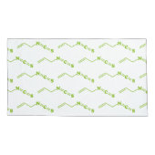 Housse D'oreillers Formule moléculaire de l'isothiocyanate de Wasabi  (Dos-gauche)