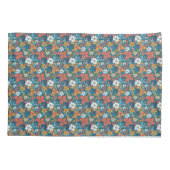 Housse D'oreillers Forte configuration florale estivale (Dos-gauche)