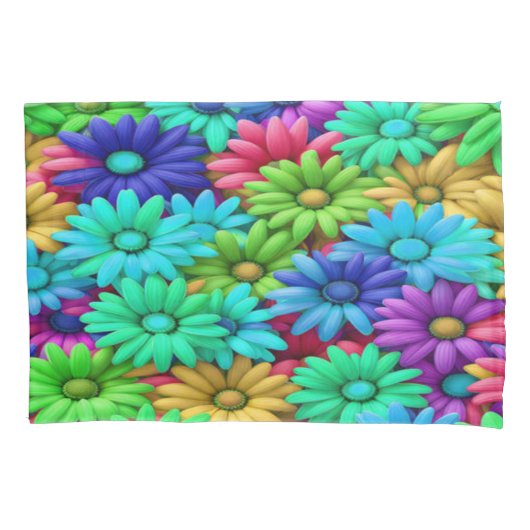 Housse D'oreillers Fou Daisy #9 - Pillowcase (devant-gauche)