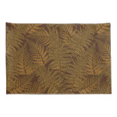 Housse D'oreillers Foule automnale sur brun (Dos-Droit)