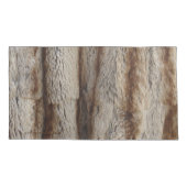 HOUSSE D'OREILLERS FOURRURE VÉRITABLE DE CHINCHILLA (Dos-gauche)