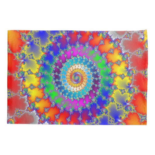 Housse D'oreillers Fractale psychédélique (Dos)