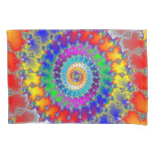 Housse D'oreillers Fractale psychédélique (devant)