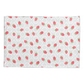 Housse D'oreillers Fraise blanche. (Dos)